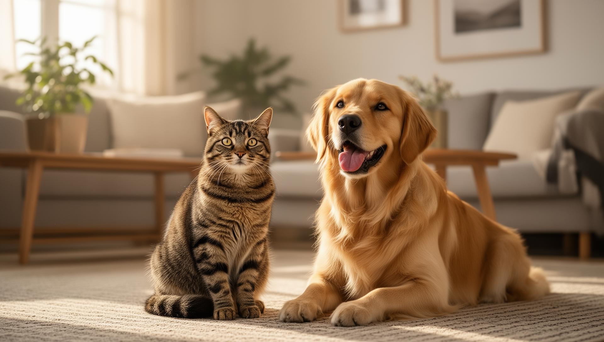 Hund och katt som får kärleksfull djurpassning – DinDjurvakt i Sverige